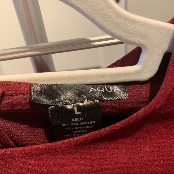 NWOT Aqua (Bloomingdale’s) faux suede dress - Picture 6 of 7